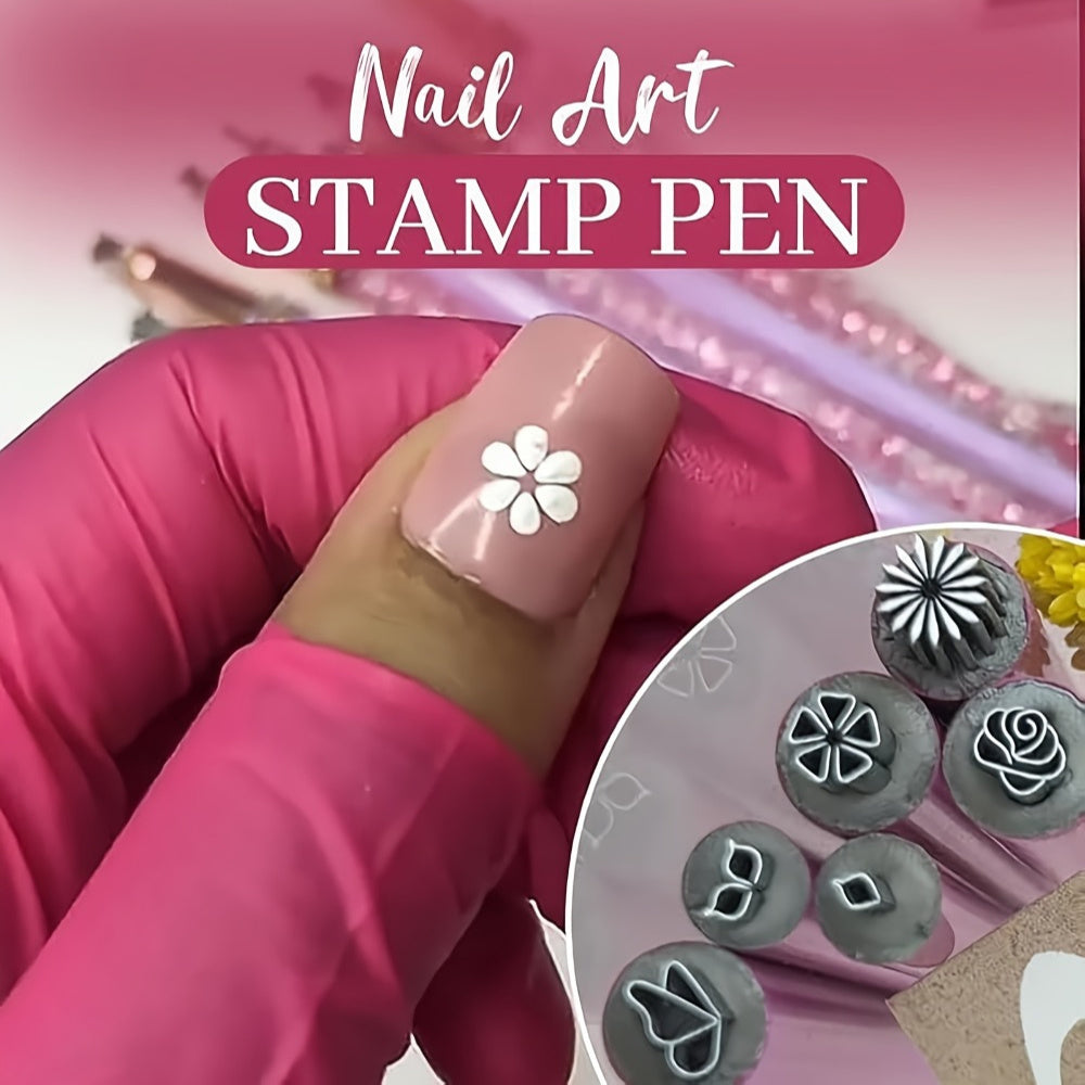 15 Nail Printing Set - Precision Tools for DIY Nail Art, Various Flower Patterns and Templates, Women'S DIY Nail Art Tools, Fragrance Free, Foot and Hand Care Accessories